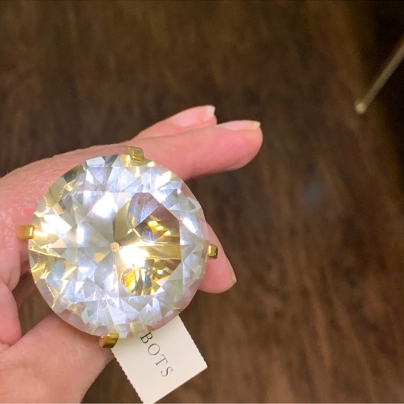 Talbots crystal wine stopper in gold - Picture 5 of 6